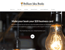 Tablet Screenshot of brilliantideabooks.com